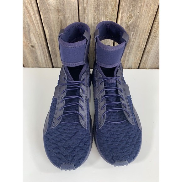 Puma Rihanna Fenty Ankle Strap Sneaker Trainer Mid BLACK/BLUE Women’s Shoe Sz 7 - Picture 2 of 9